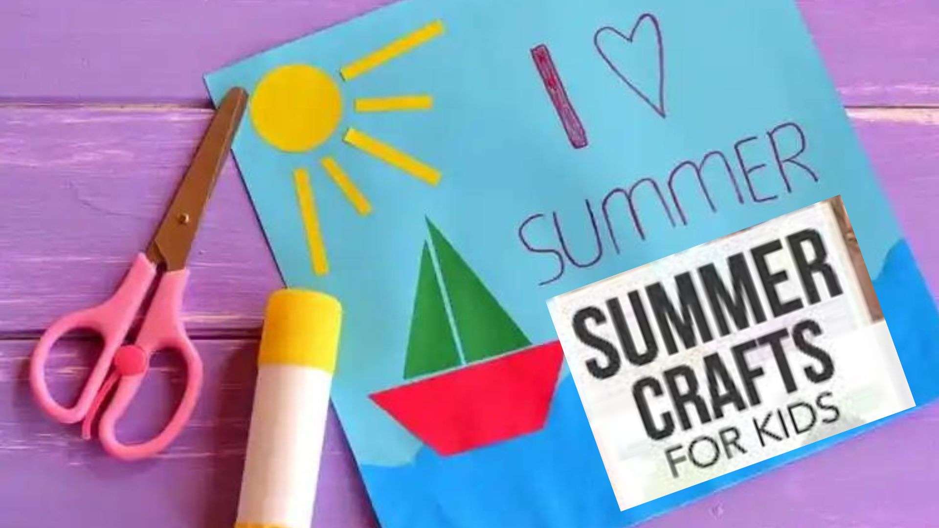 DIY summer crafts for kids, Outdoor crafting activities