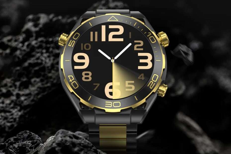 Gold Design Waterproof Smartwatch