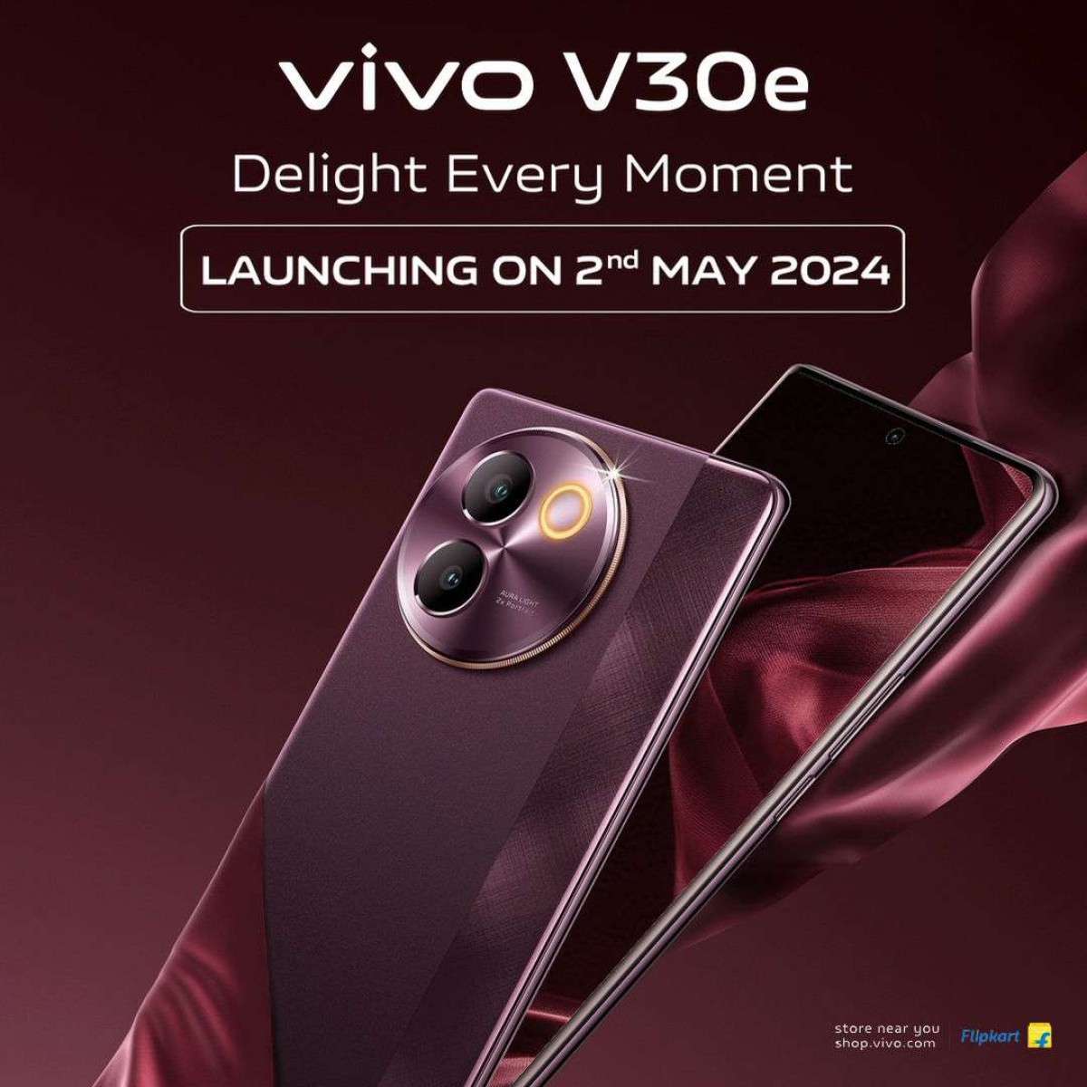 Mark Your Calendar: Vivo V30e Set to Debut in India on May 2